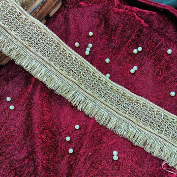Golden Zari Fancy Trim