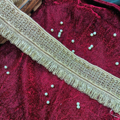 Golden Zari Fancy Trim