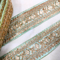 Pista Green Fancy Sequin Work Trim